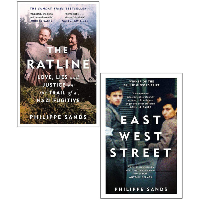 Philippe Sands 2 Books Collection Set (The Ratline, East West Street)