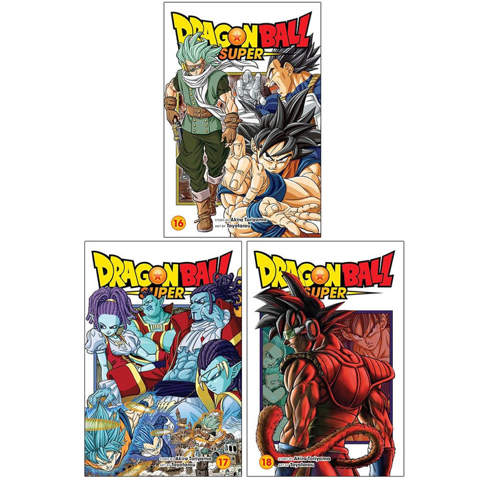 Dragon Ball Super Series Volume 16-18: 3 Books Collection Set (The Universe's Greatest Warrior, God of Destruction Power, Bardock Father of Goku)