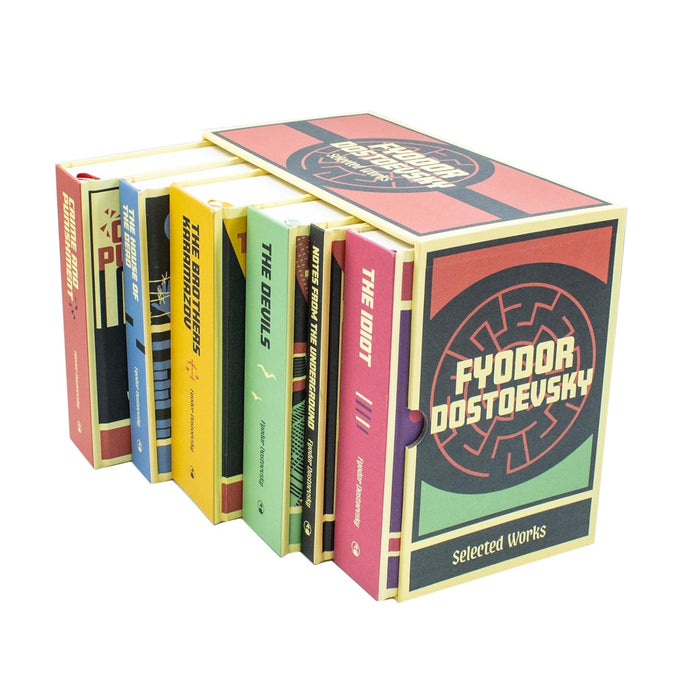 Complete Collection of Fyodor Dostoevsky 6 Hardback Books Box Set