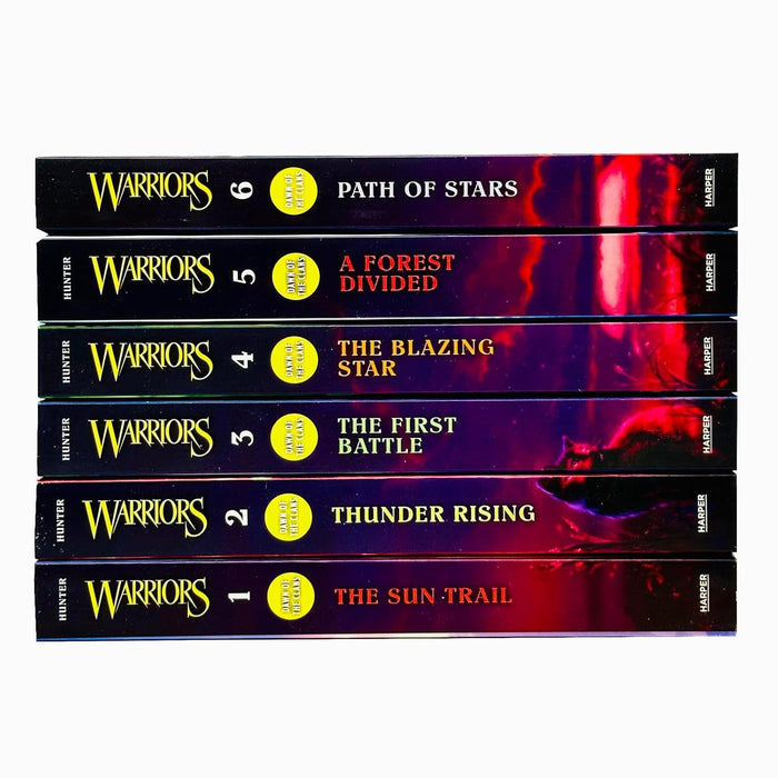 Warriors Cats Dawn of The Clans Prequel Book 1-6 Series 6 Books Collection Set By Erin Hunter