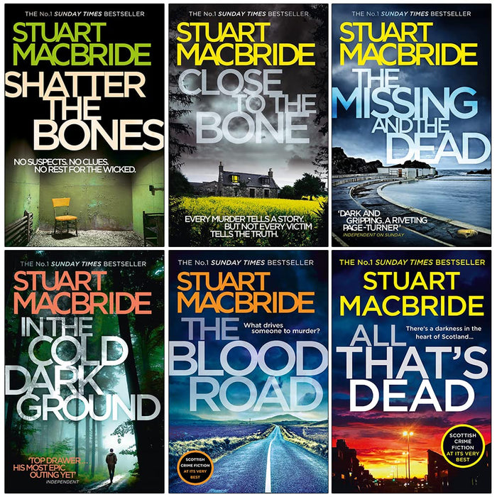 Logan Mcrae Series 7-12 Collection 6 Books Set By Stuart Macbride