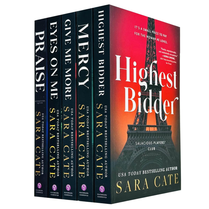 Salacious Players Club Collection 5 Books Set By Sara Cate (Mercy, Highest Bidder)