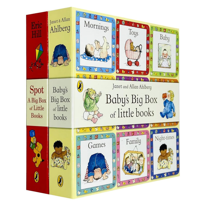 Baby's Big Box of Little Books By Allan Ahlberg, Janet Ahlberg & Spot A Big Box of Little Books By Eric Hill Collection