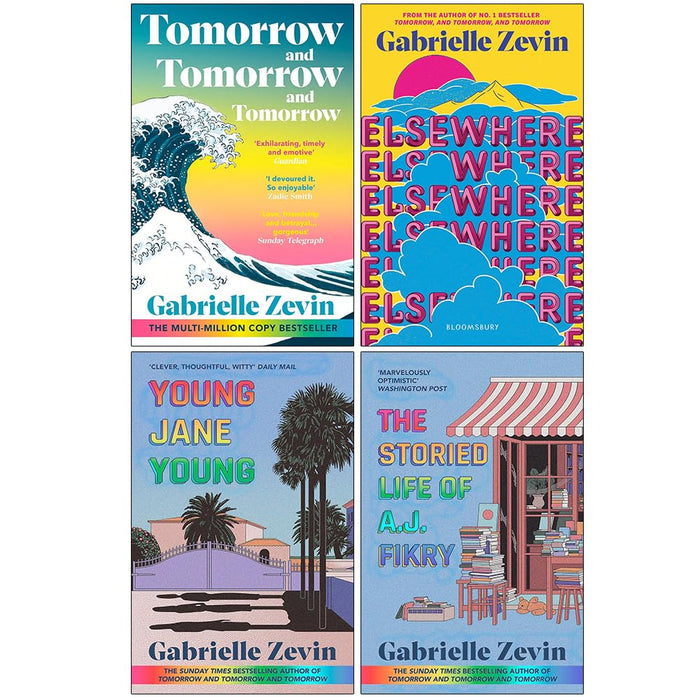 Gabrielle Zevin Collection 4 Books Set (Tomorrow and Tomorrow and Tomorrow, Elsewhere)