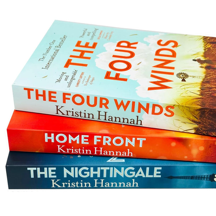 Kristin Hannah Collection 3 Books Set (The Four Winds, Home Front & The Nightingale)