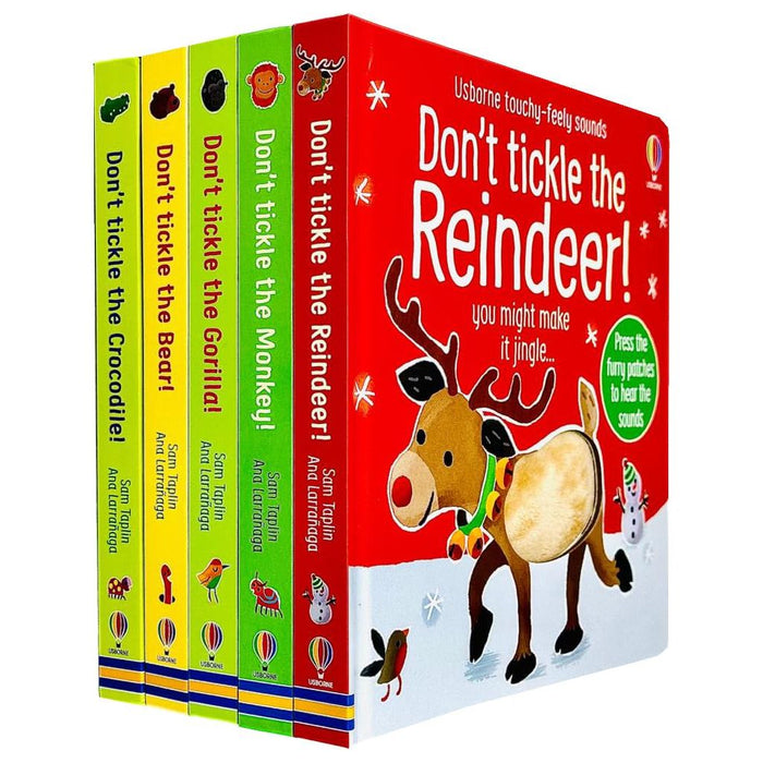 Usborne Don't Tickle Wildlife Collection 5 Books Set Series 2 (Touchy-Feely Sound Books) - The Book Bundle