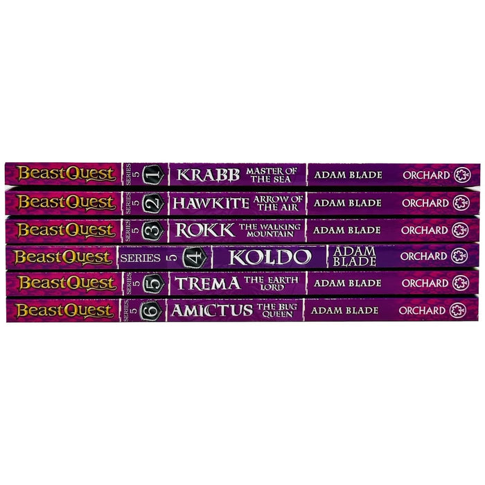 Beast Quest Pack: Series 5, 6 books,(Amictus The Bug Queen, Koldo The Arctic Warrior)