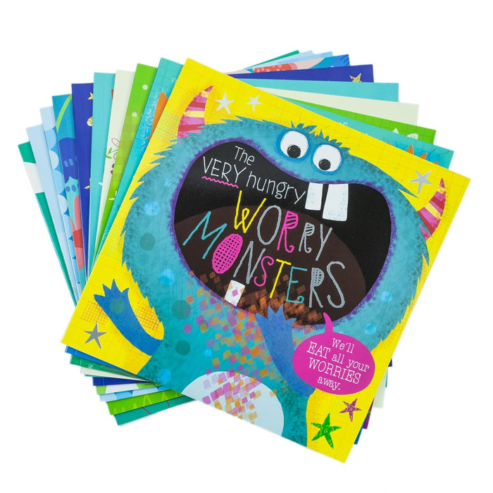 The Very Hungry Worry monster Behaviour & Emotions library 10 books set