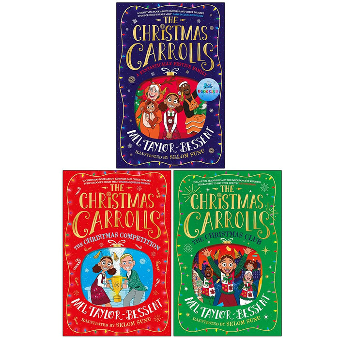 The Christmas Carrolls Series 3 Books Collection Set By Mel Taylor-bessent