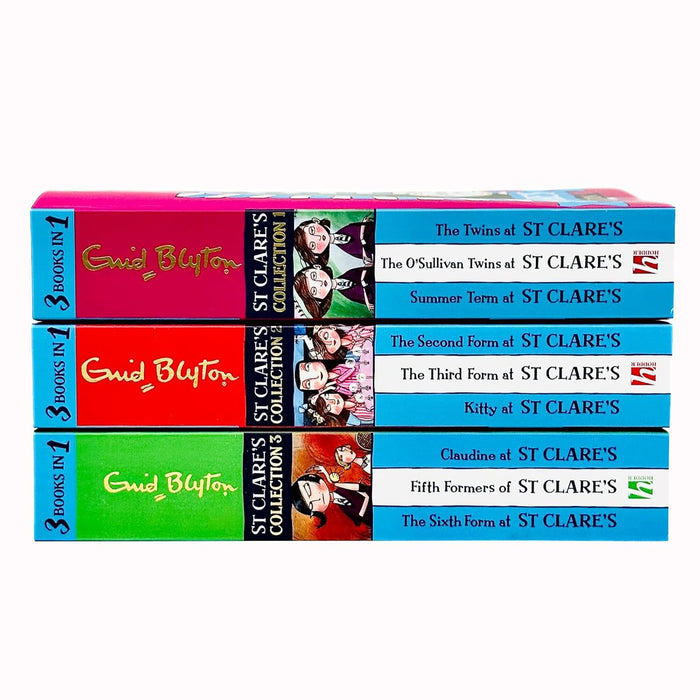 Enid Blyton St Clares Collection 3 Books Set (9 Stories in 3 Books)