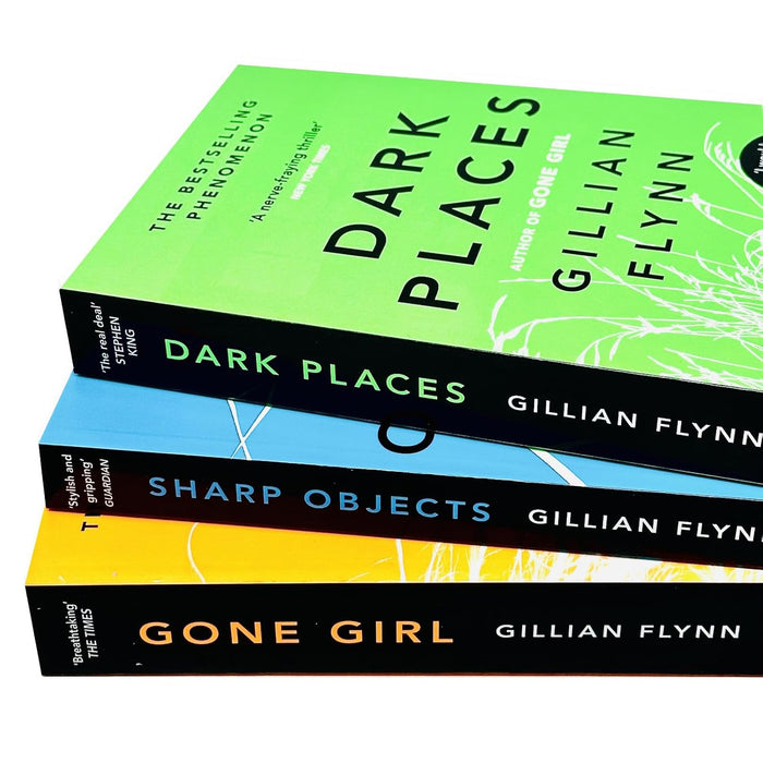 Gillian Flynn 3 Books Series Collection Set (Gone Girl, Sharp Objects & Dark Places)