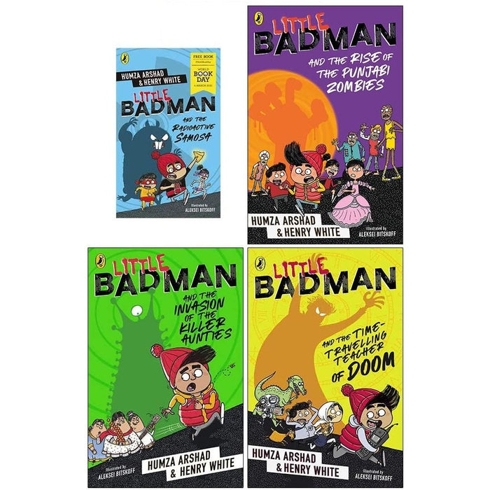 Little Badman Collection 4 Books Set (The Time-travelling Teacher of Doom)