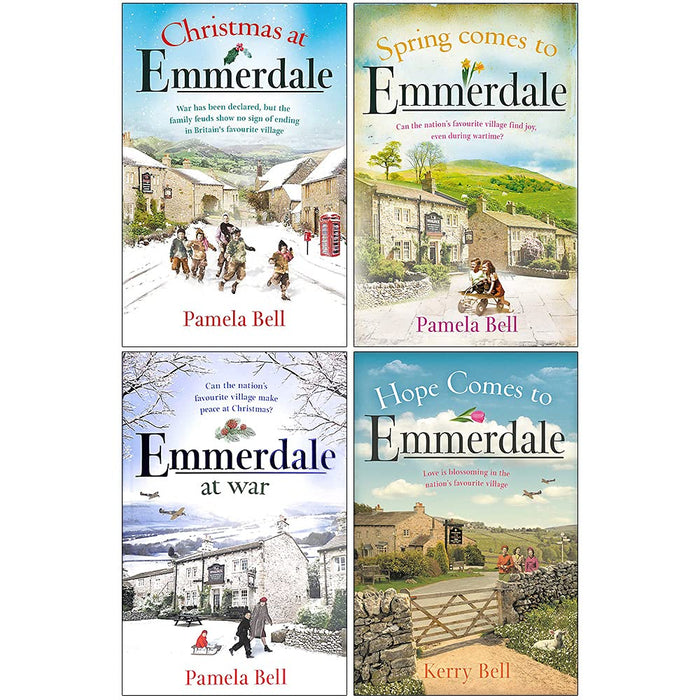 Emmerdale Book Series Books 1 - 4 Collection Set by  Pamela & Kerry Bell (Hope Comes To, At War)