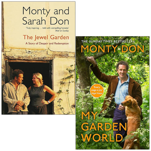The Jewel Garden & My Garden World By Monty Don 2 Books Collection Set - The Book Bundle