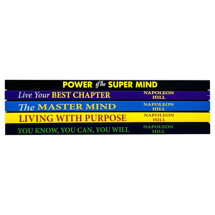 Living the Hill Way Collection 5 Books Set By Napoleon Hill (Power of the Super Mind)