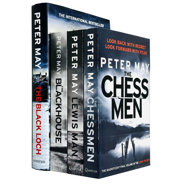 Peter May The Lewis Trilogy 4 Books Collection Set (The Blackhouse, The Lewis Man, The Chessmen and The Black Loch)