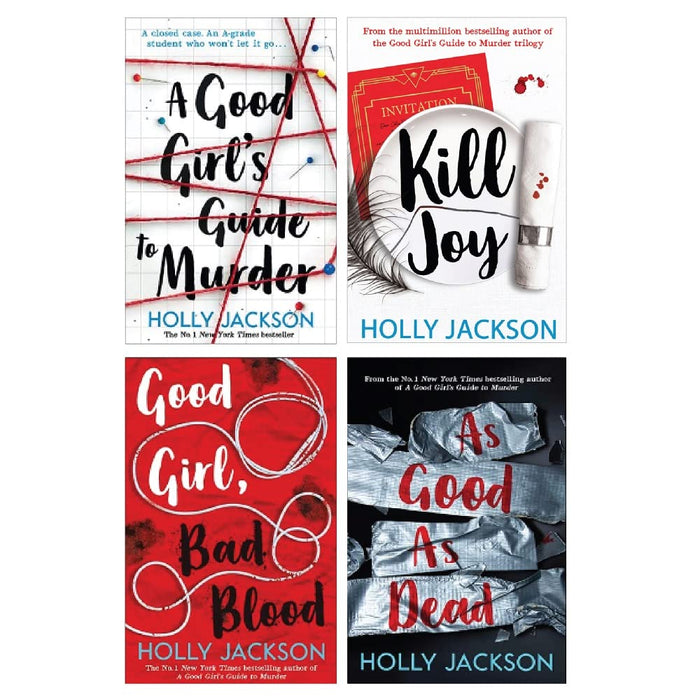 Holly Jackson Collection 4 Books Set (Good Girl Bad Blood, A Good Girl's Guide to Murder, Kill Joy)