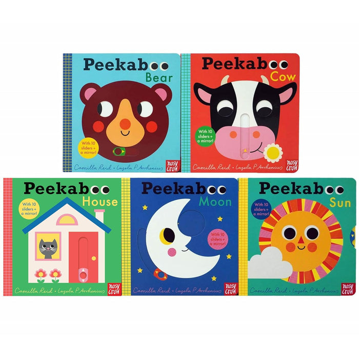 Peekaboo Series 5 Books Collection Set (Peekaboo Bear, Peekaboo House, Peekaboo Cow, Peekaboo Sun & Peekaboo Moon)