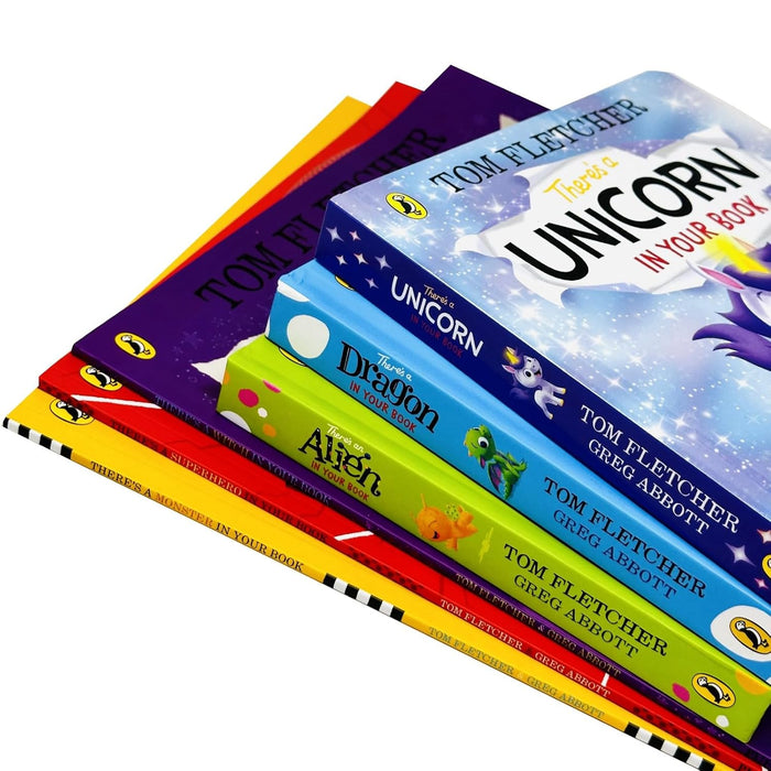 Tom Fletcher Series 6 Books Collection Set (Unicorn in Your Book, Dragon in Your Book)