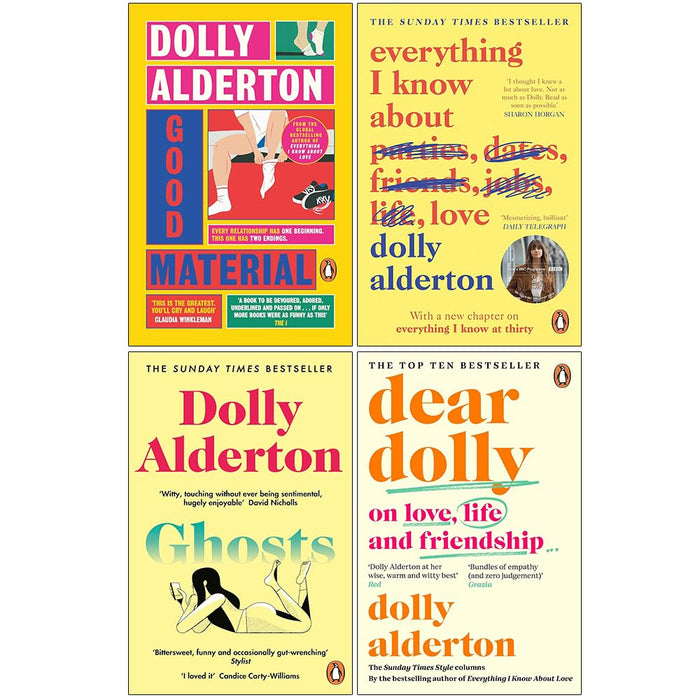 Dolly Alderton Collection 4 Books Set (Good Material, Everything I Know About Love, Ghosts and Dear Dolly)