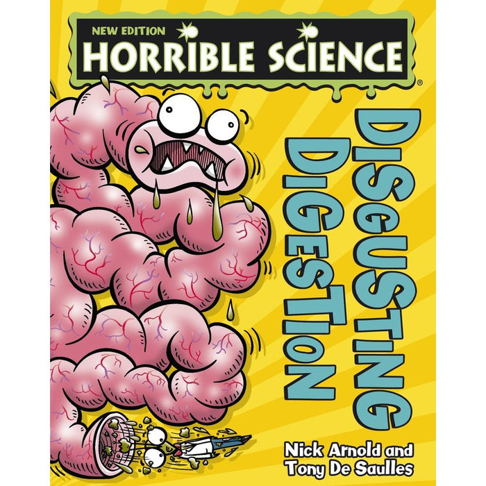 Horrible Science 3 Books Set By  Nick Arnold and Tony De Saulles (Blood, Bones and Body ,BitsBulging Brains, Disgusting Digestion)