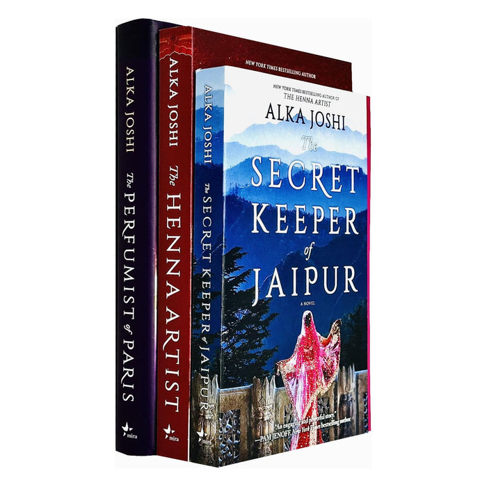 The Jaipur Trilogy 3 Books Collection Set (The Henna Artist, The Secret Keeper of Jaipur and The Perfumist of Paris)