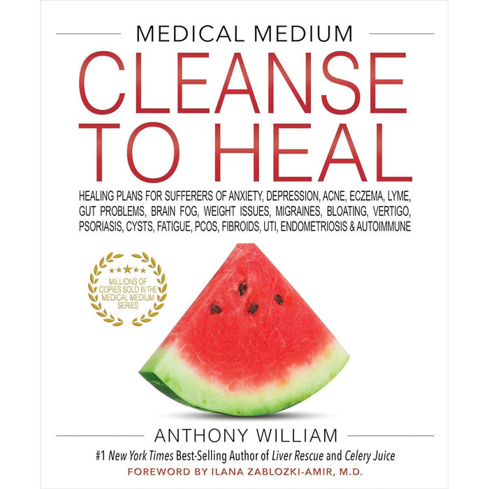 Medical Medium Cleanse,Anti-Inflammatory,Hidden Healing,Hashimoto Thyroid 4 Book Set - The Book Bundle