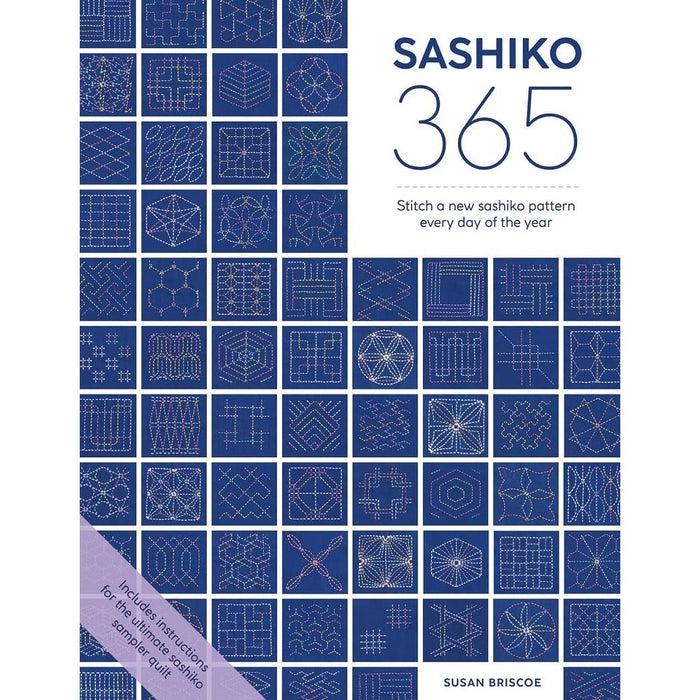 Sashiko 365: Stitch a new sashiko pattern every day of the year - The Book Bundle