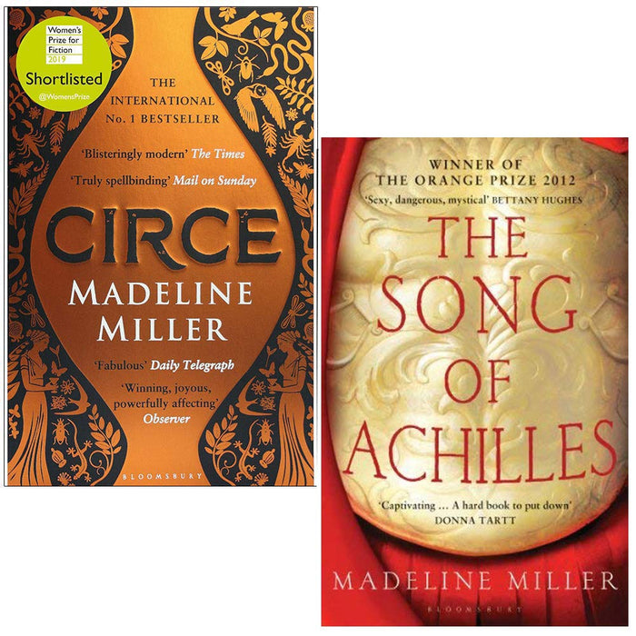 Circe and The Song of Achilles By Madeline Miller 2 Books Collection Set