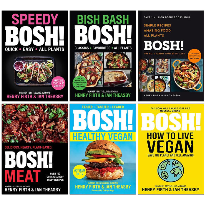 BOSH Series 6 Books Collection Set By Henry Firth & Ian Theasby (Speedy BOSH)