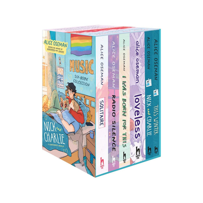 Alice Oseman Six-Book Collection Box Set (Solitaire, Radio Silence, I Was Born For This, Loveless)