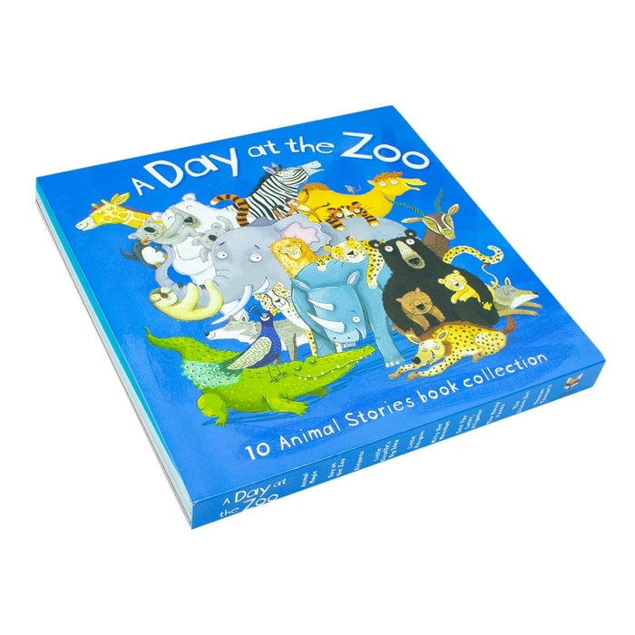 A Day at the Zoo 10 Animal Stories Illustrated Picture Flats Book Collection: (Animal Magic)