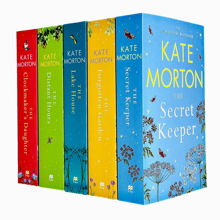 Kate Morton Collection 5 Books Set (The Clockmaker's Daughter, The Distant Hours, The Secret Keeper, The Lake House, The Forgotten Garden)