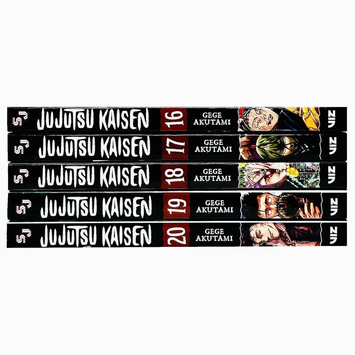 Jujutsu Kaisen Series Vol 16-20: 5 Books Collection Set By Gege Akutami