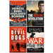 Heiress Rebel Vigilante Bomber, The Red On Revolution, Devil Dogs & [Hardcover] War How Conflict Shaped Us 4 Books Collection Set - The Book Bundle