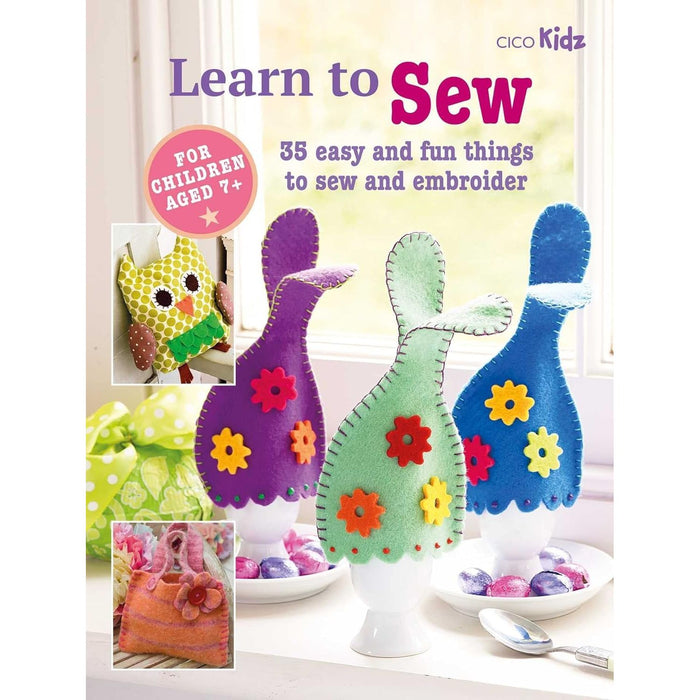 Dressmaking The Easy Guide, Children's Learn to Sew Book & Knitted Home 3 Books Collection Set - The Book Bundle