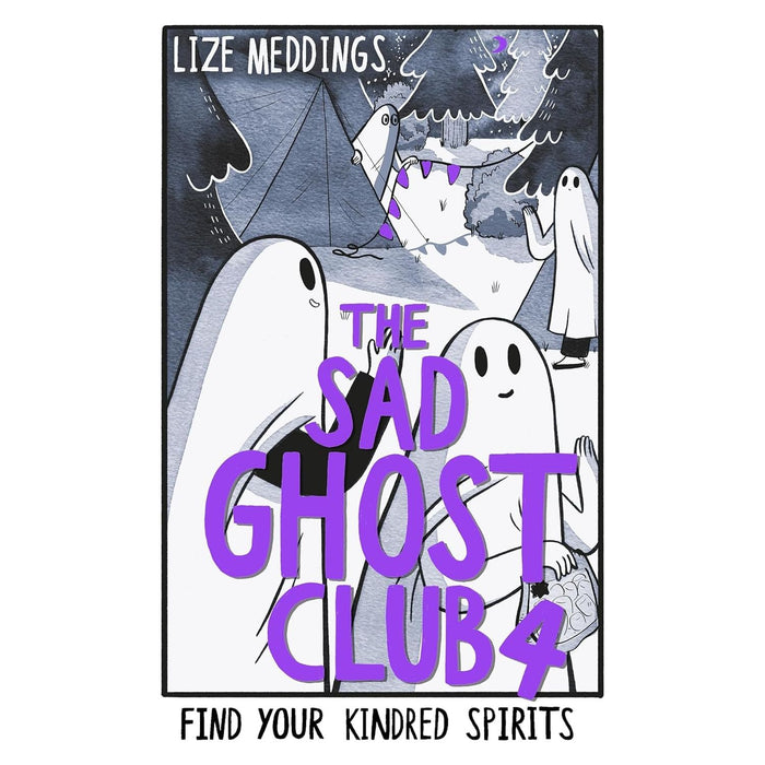 The Sad Ghost Club Volume 1-4 Find Your Kindred Spirits Collection 4 Books Set By Lize Meddings