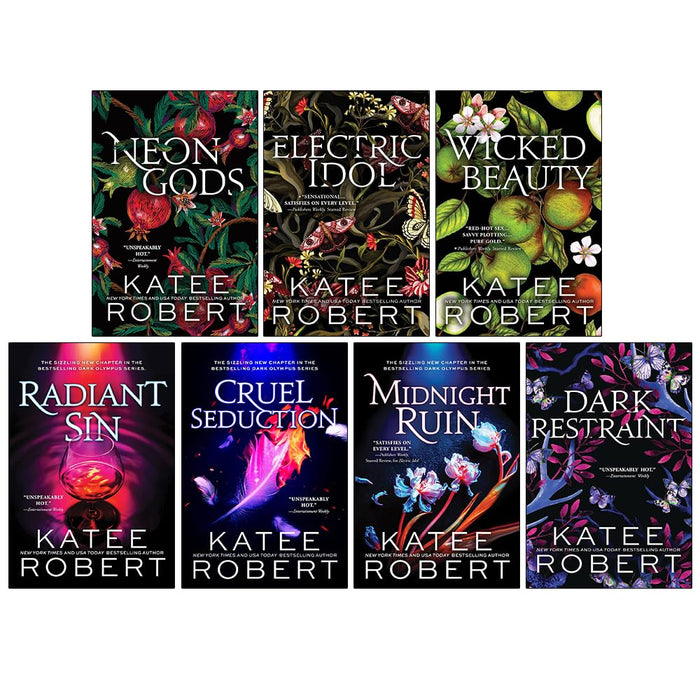 Dark Olympus Series 7 Books Collection Set By Katee Robert (Neon Gods, Electric Idol, Wicked Beauty)