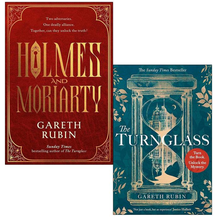 Gareth Rubin Collection 2 Books Set (Holmes and Moriarty and The Turnglass)