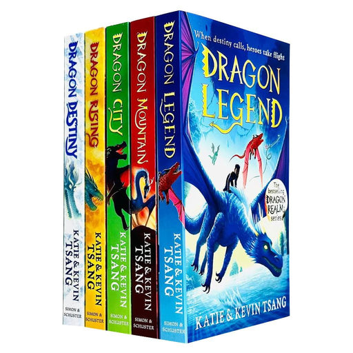 Dragon Realm Series 5 Books Collection Set By Katie Tsang & Kevin Tsang - The Book Bundle