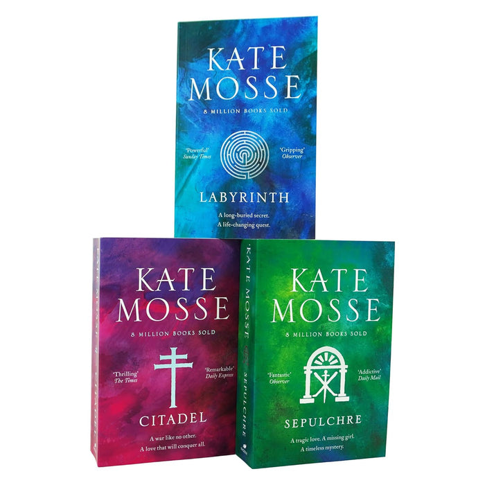 Languedoc Series 3 Books Collection Set By Kate Mosse (Labyrinth, Sepulchre & Citadel)