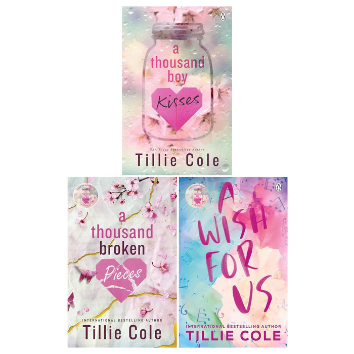 A Thousand Boy Kisses Series and A Wish for Us 3 Book Set Collection By Tillie Cole