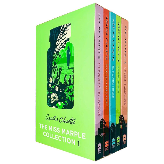 Miss Marple Mysteries Series Books 1 - 5 Collection Set by Agatha Christie (The Murder at the Vicarage)