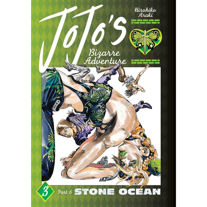 JoJo's Bizarre Adventure: Part 6 - Stone Ocean 5 Books Collection Set (Vol 1-5)