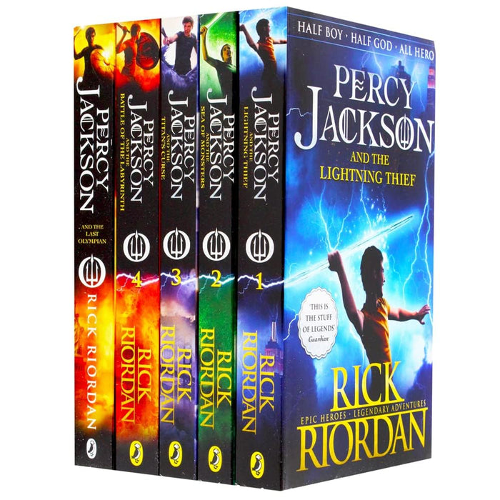 Percy Jackson X 5 Book Set Series Collection 5 Book Set