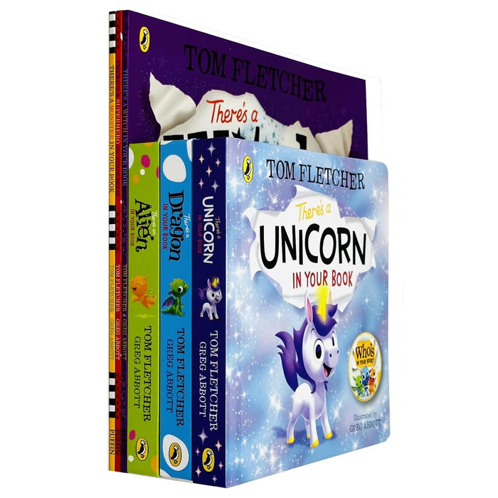 Tom Fletcher Series 6 Books Collection Set (Unicorn in Your Book, Dragon in Your Book)