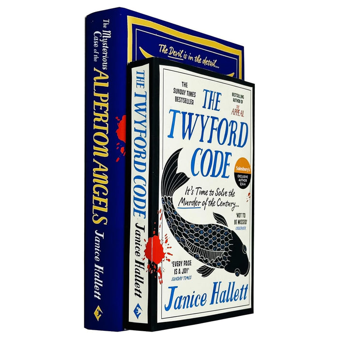 The Twyford Code & The Mysterious Case of the Alperton Angels By Janice Hallett Collection 2 Books Set