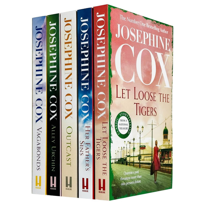 Josephine Cox Queenie and Emma Grady Sagas 5 Books Collection Set (Her Father's)