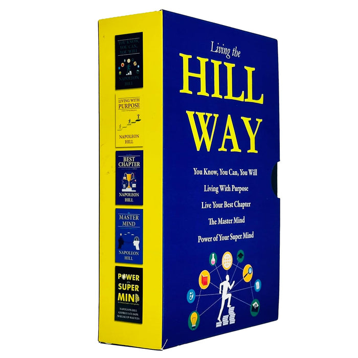 Living the Hill Way Collection 5 Books Set By Napoleon Hill (Power of the Super Mind)