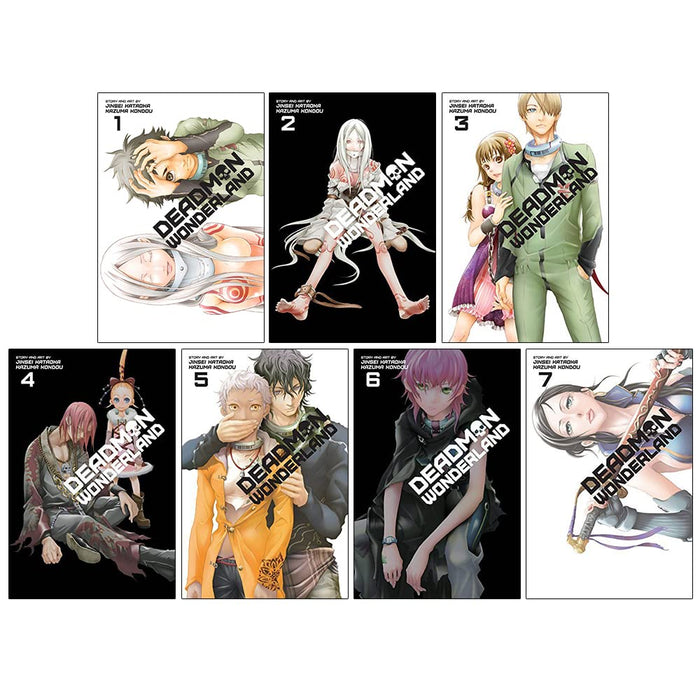 Deadman Wonderland Volume Collection 1-7 Books Set By Jinsei Kataoka